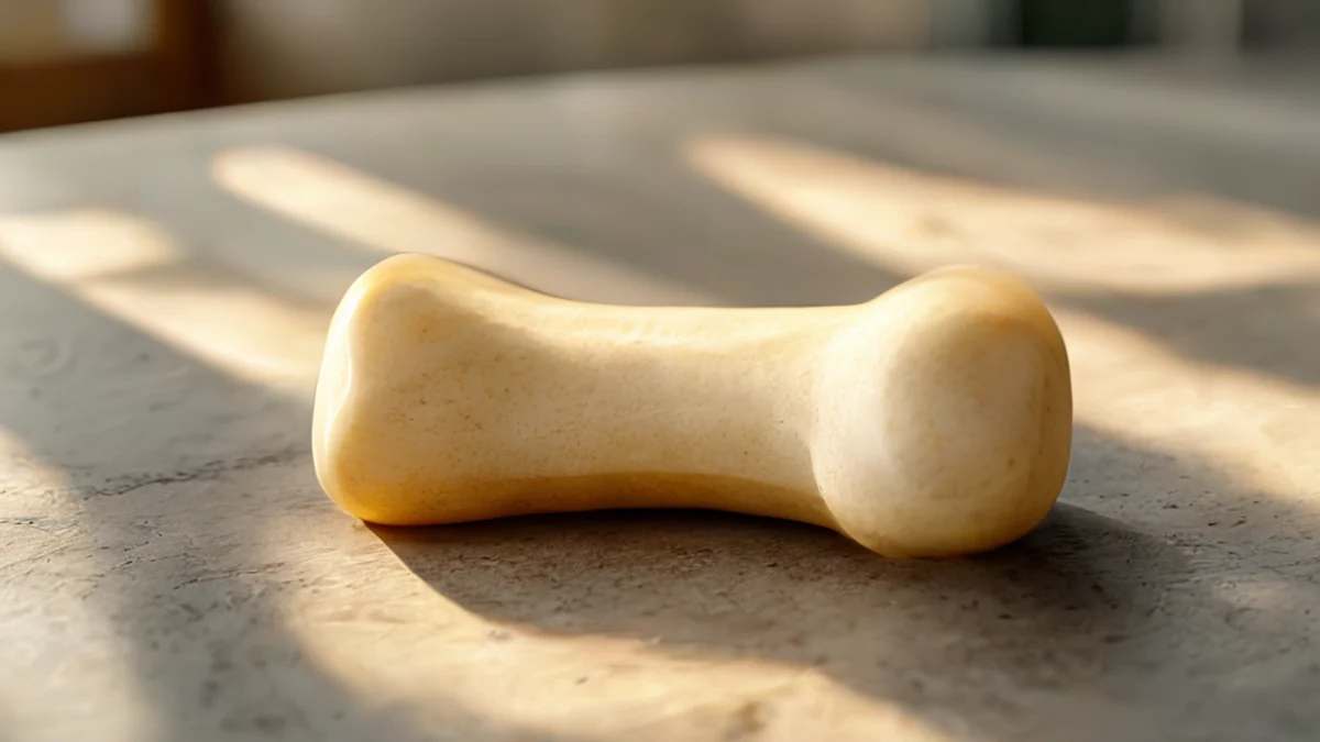 Os para masticar para animais de estimação com textura.